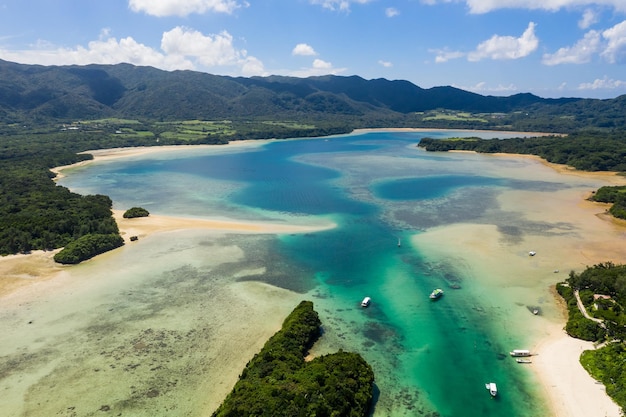 Tropical lagoon of Ishigaki island