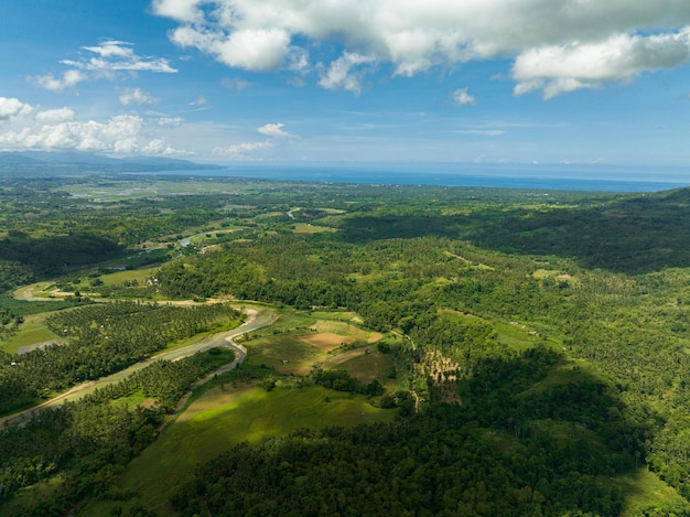 Tropical landscape in the philippines