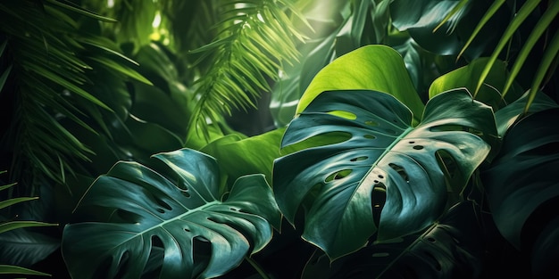 Фото Тропические большие листья