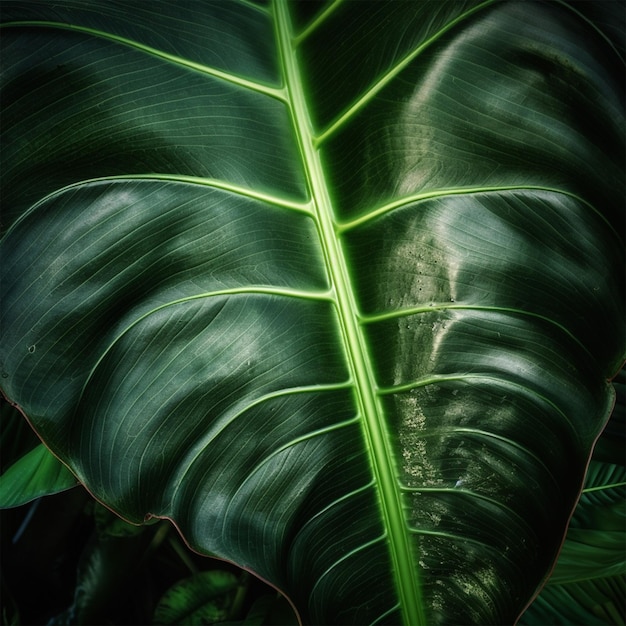 Tropical Leaf Background Super Clear and Sharp