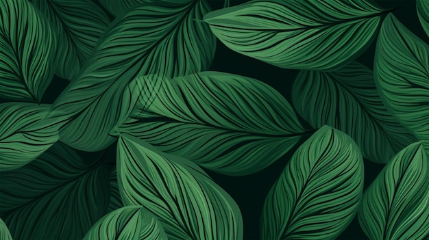 tropical leaves wallpaper