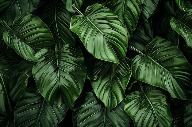 tropical leaves