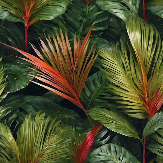 Tropical leaves