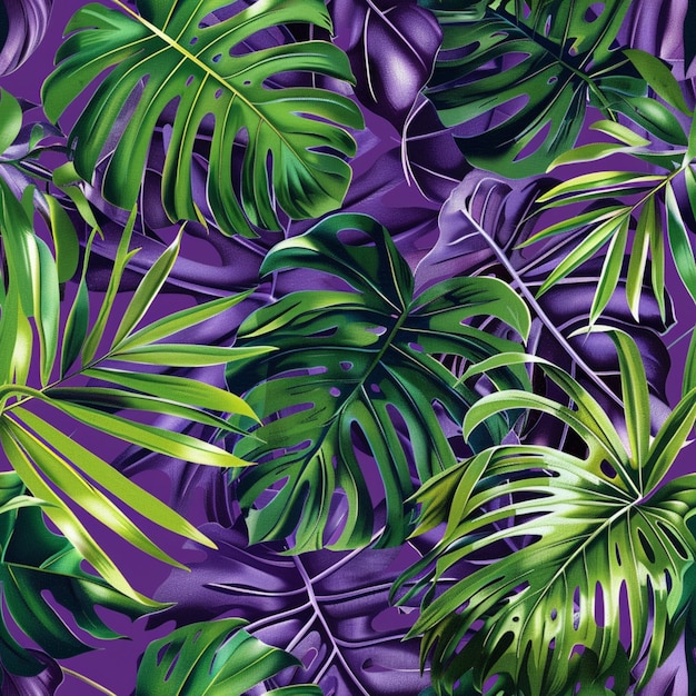 Tropical monstera 2