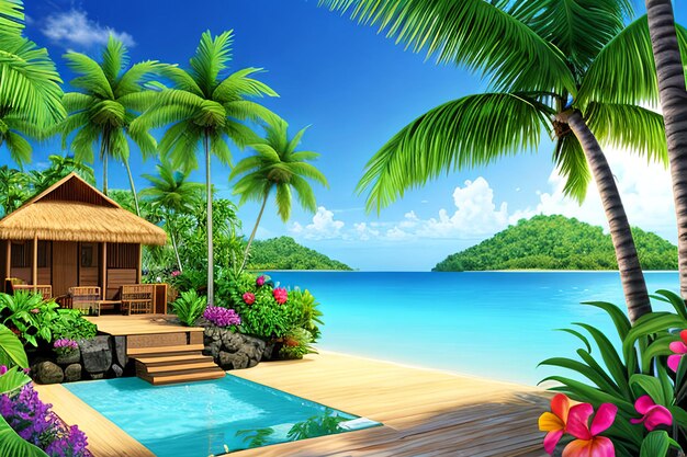 Tropical paradise