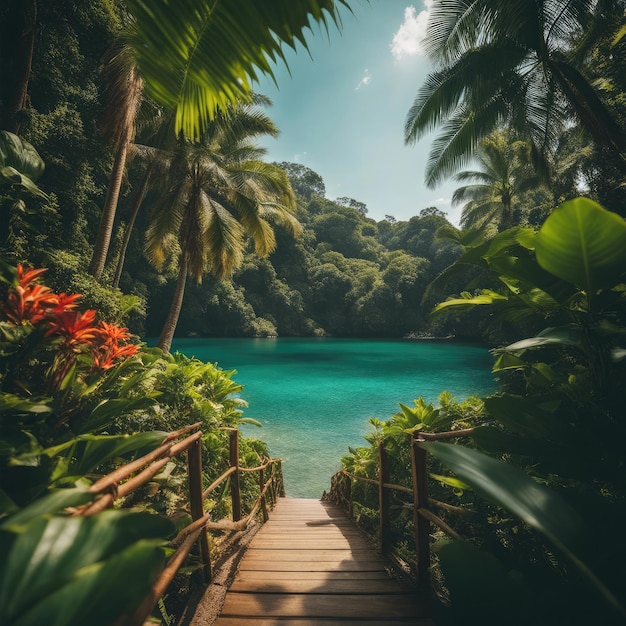 Foto il paradiso tropicale