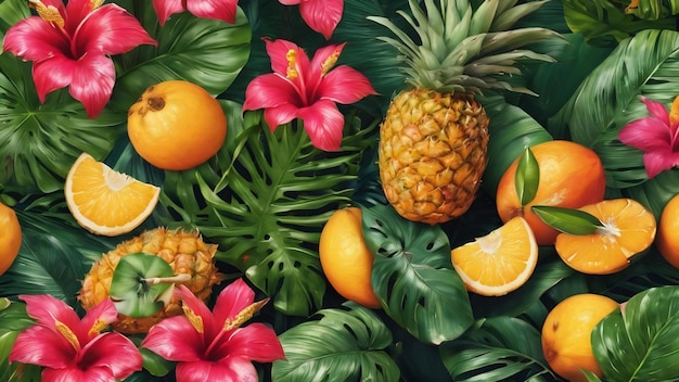 Photo tropical product background