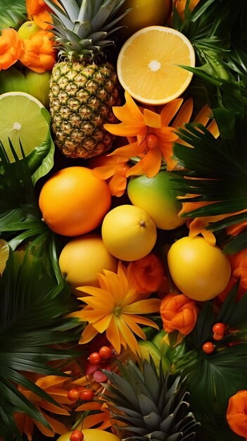 Tropical product background