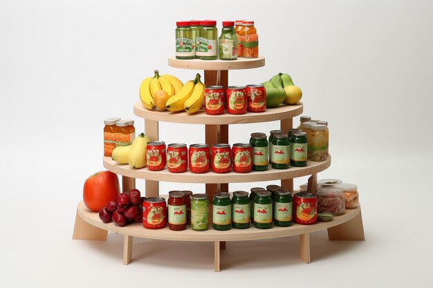 Photo tropical product display stand