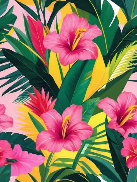 Tropical Punch Burst background