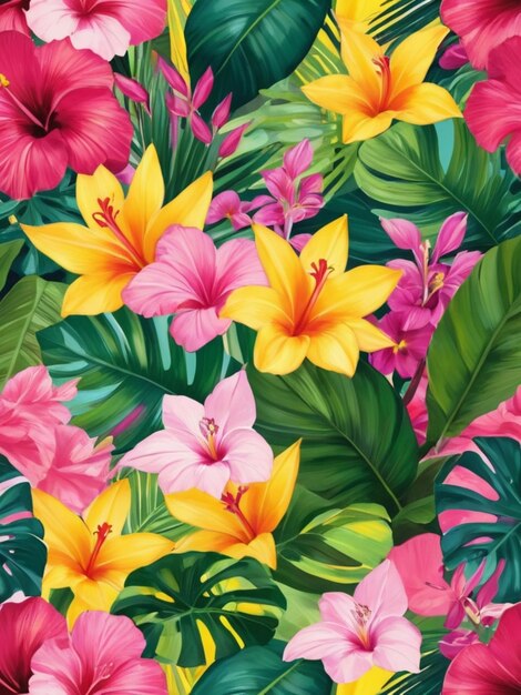 Tropical Punch Burst background