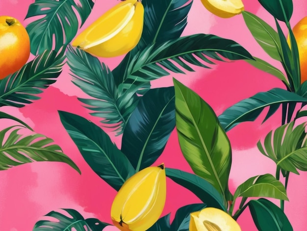 Tropical Punch Burst background