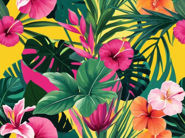 Tropical Punch Burst background