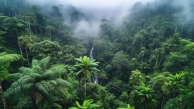 Tropical Rainforest Canopy A Birds Eye View