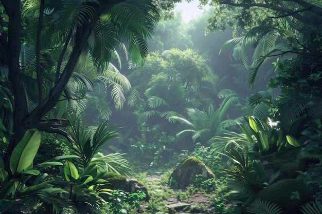 Tropical Rainforest Landscape Tropical forest Forest