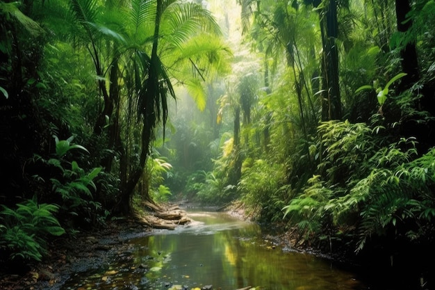 Tropical Rainforest Landscape Tropical forest Forest