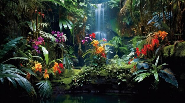 Photo tropical rainforest nature's lush tapestry of life