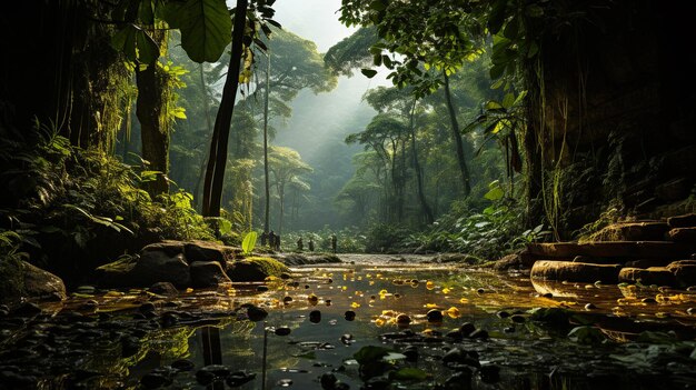 Photo tropical rainforest