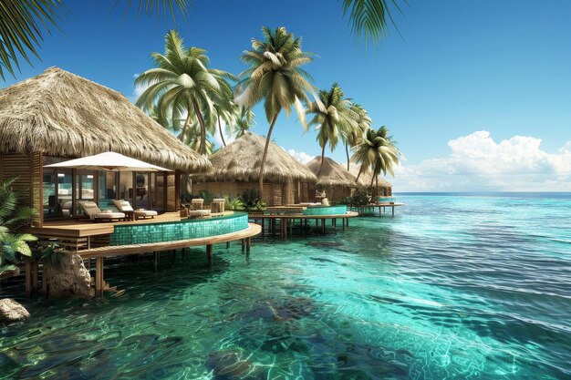Tropical Resort Paradise with Ocean Views