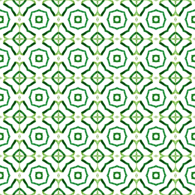 Tropical seamless pattern Green juicy boho chic