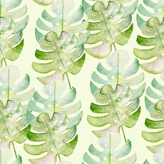 Tropical seamless pattern