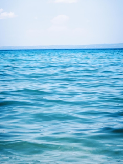 Tropical seascape. Sky and sea