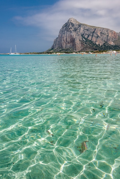 Tropical seewater in San Vito Lo Capo