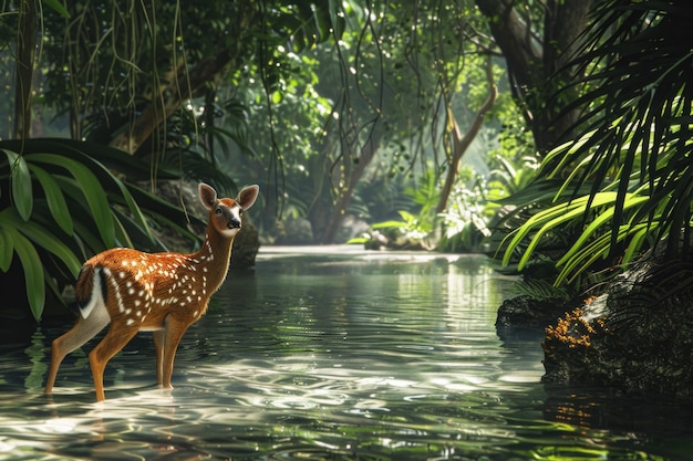 Foto cervi tropicali e sika