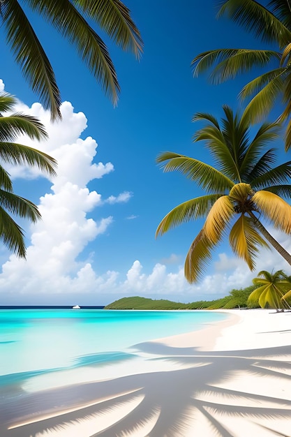 tropical summer beach