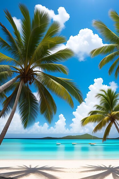 tropical summer beach