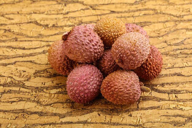 Tropical sweet exotic fruit lychee