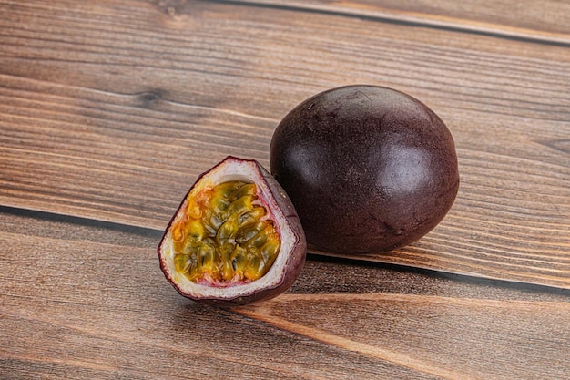 Tropical sweet and juicy passionfruit