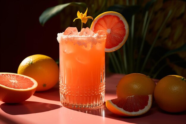 Foto tropical tang juicy grapefruit bliss fotografia di pompelmi