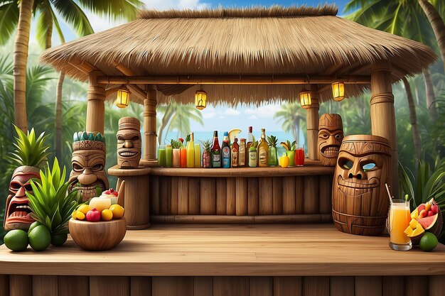 Tropical Tiki Bar Image