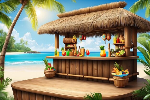 Tropical Tiki Bar Image