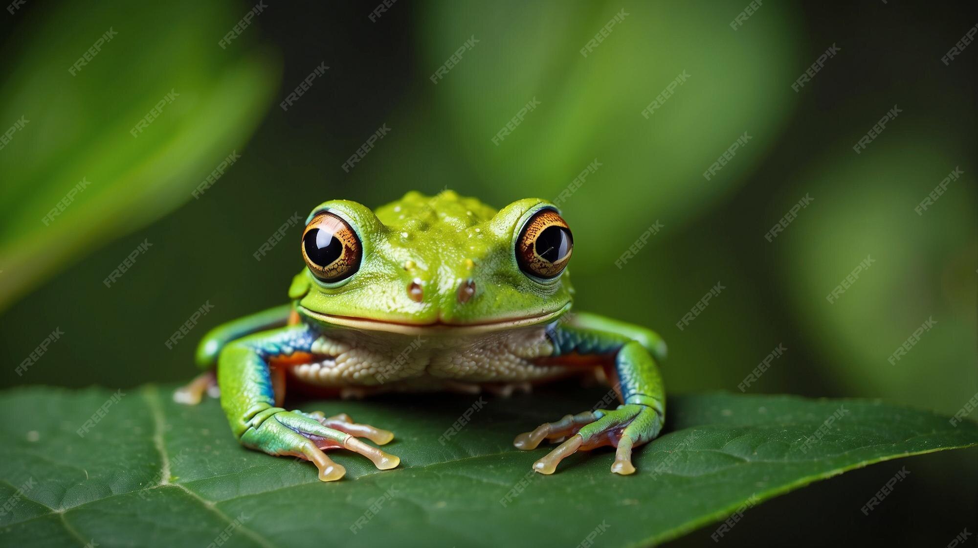 Premium Photo | Tropical tree frog