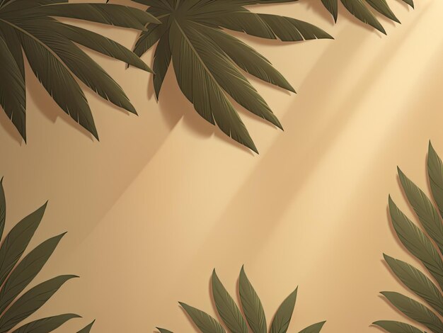 Photo a tropical wallpaper with a tropical leaf pattern