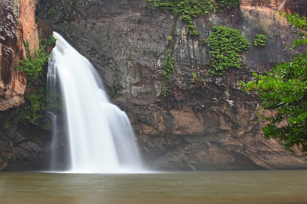 Tropical waterfall