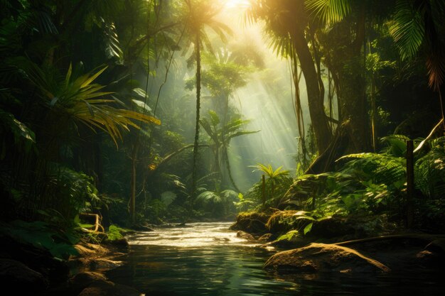 Tropical Wonderland Enraptured Rainforest Glow