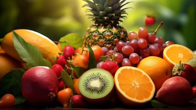 Tropicana Fruit Background