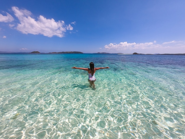 Tropisch strand in Coron, Filipijnen