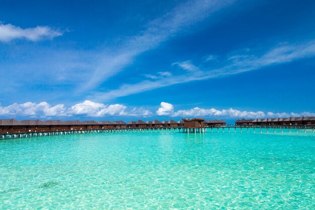 Tropisch strand in de Maldiven