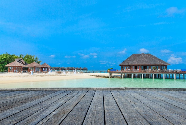 Tropisch strand in de Maldiven