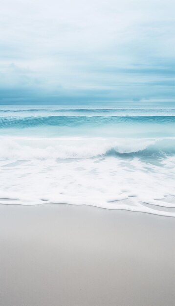 Foto tropisch strand met blauwe lucht en witte wolken abstracte textuur achtergrond