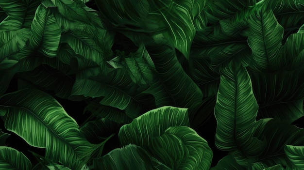 Foto tropische bladeren weelderig groen pixel patroon