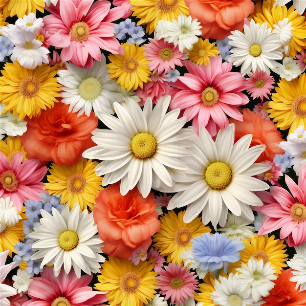 Tropische kleurrijke bloemenpatroon geïsoleerde witte natuur abstracte achtergrond
