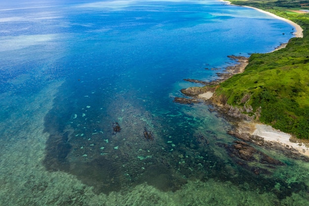 Tropische lagune van het eiland Ishigaki