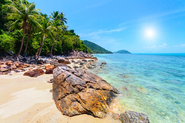 Tropische zee in Thailand