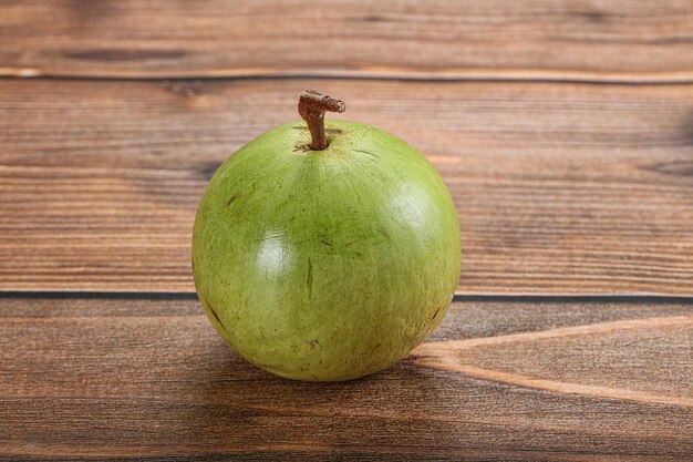 Foto tropische zoete vrucht sapote sterrenappel