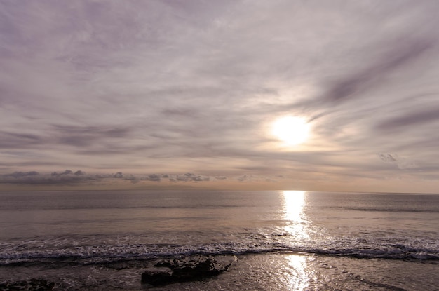 tropische zonsondergang